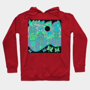 brick lego alien pattern ecopop Hoodie